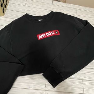 Just Do It Black NIKE Crewneck Size Large